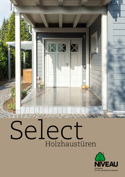 Titelseite Prospekt SELECT Holzhaustüren